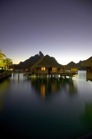 Bora-Bora was voted the world's most romantic island by Travel + Leisure readers. 