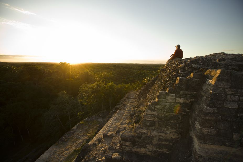 The ruins of Lamanai are one of largest Maya sites in Belize. The name means submerged crocodile, and you can expect to see many if you take one of the water taxis to reach the ruins. 