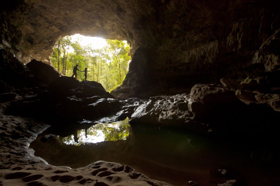 Belize is riddled with caves and many have running water in them. Caves Branch River is great for cave tubing. But swim into the Actun Tunichil Muknal cave if you want to find Maya pottery and skeletons of the sacrificed.