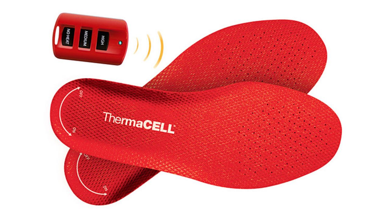 ThermaCELL has created remote-controlled heated insoles for your shoes.