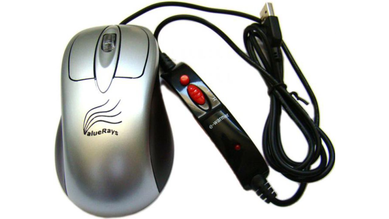 The Warm Mouse is embedded with infrared heaters to keep your mouse warm and toasty.