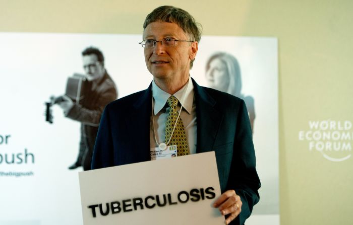 Microsoft co-founder turned global philanthropist Bill Gates was in town to promote the Global Fund against HIV/Aids, Tuberculosis and Malaria campaign.