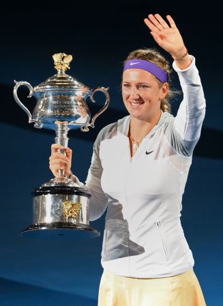 However, she regained her composure to celebrate her second grand slam title, thanking the crowd for the second year in a row after retaining her title and the world No. 1 ranking. 