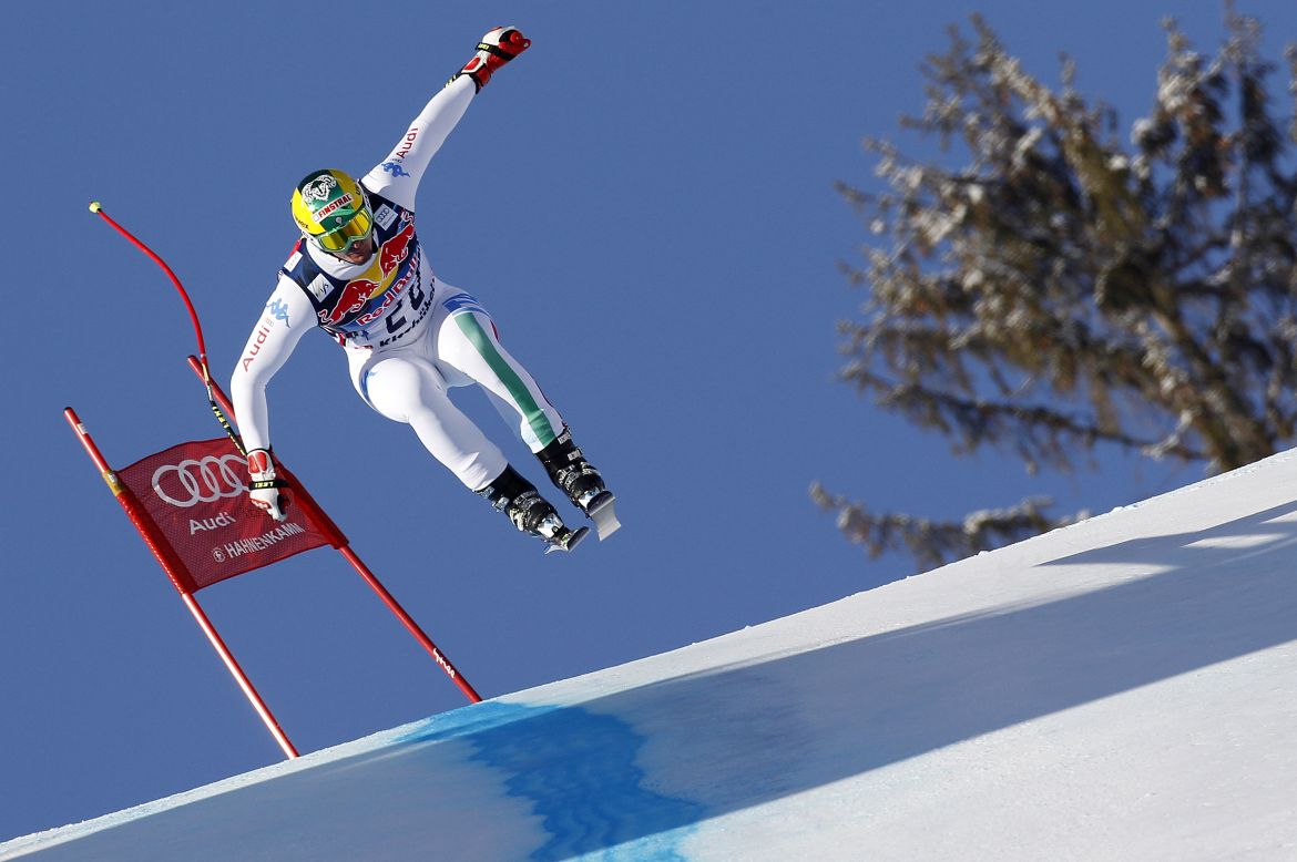 Italian skier Dominik Paris won the prestigious men's downhill at Kitzbuhel in Austria for his second World Cup victory after a dead-heat for first at Bormio in late 2012.