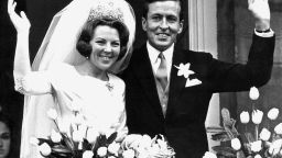 Newly wed Beatrix and Prince Claus in Amsterdam on March 10, 1966. Prince Claus died aged 76 on October 6, 2002 at a hospital in Amsterdam.