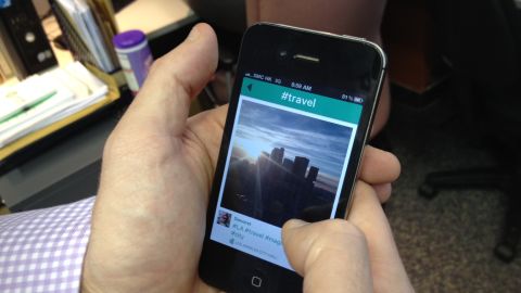 Vine's mobile application allows users to edit and share six-second videos.