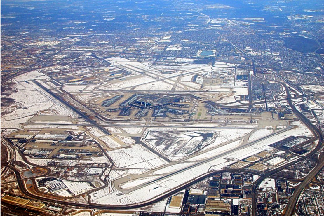 Chicago's O'Hare International Airport handled 881,933 takeoffs and landings in 2014, according to the FAA, more than any airport in the world.