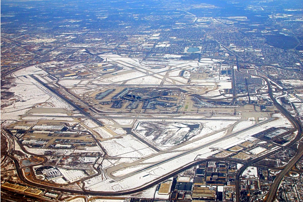 Chicago's O'Hare International Airport was ranked No. 2 in services for business travelers. 