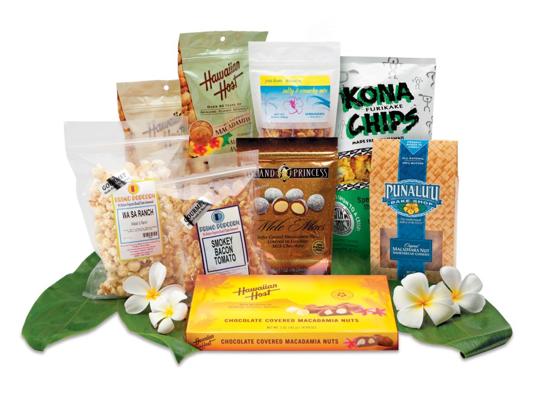 Hawaiian Airlines has teamed up with local producers to create a snack menu that evokes the spirit of Hawaii. 