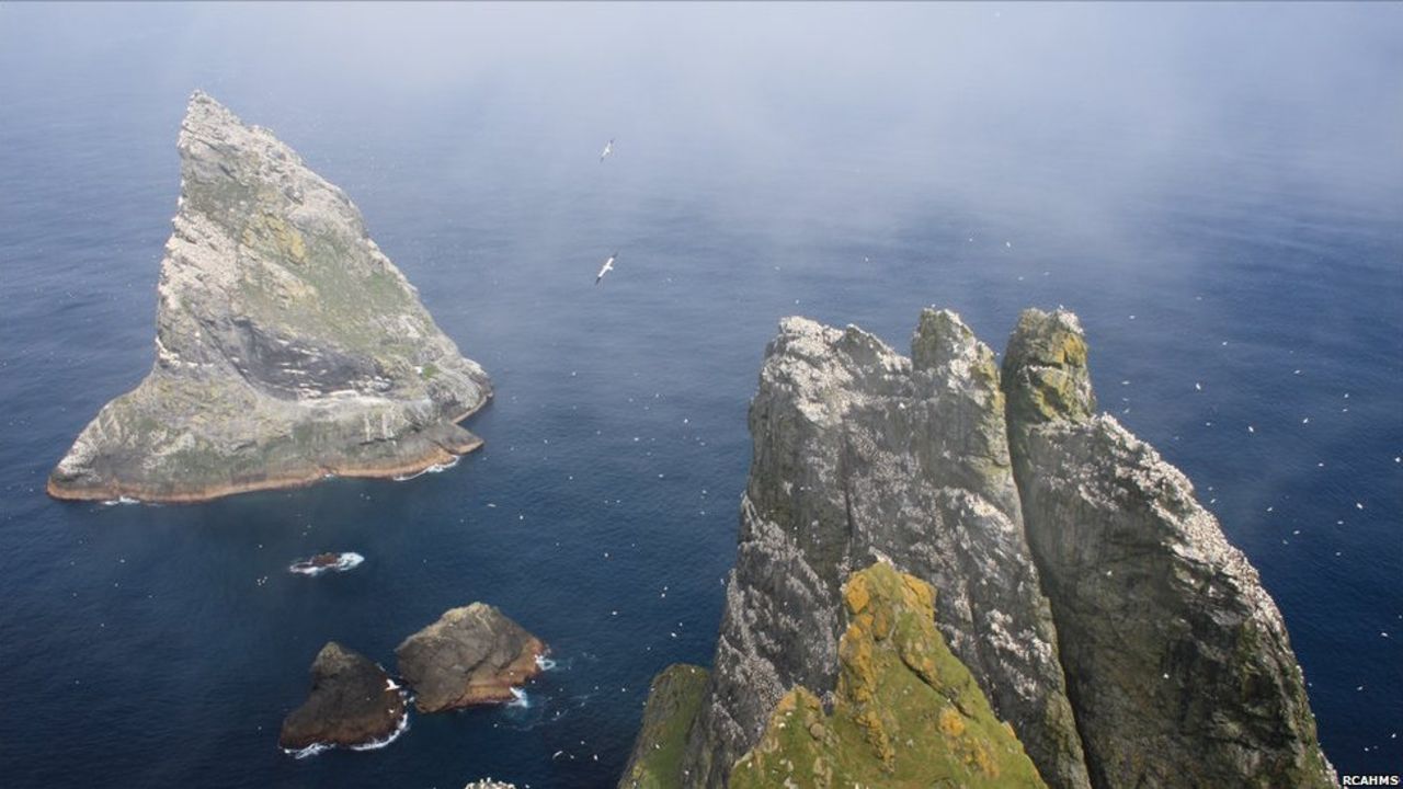 Love the Scottish islands, but want something with more bite? Head west of the Outer Hebrides, and you'll find the archipelago of St. Kilda, 40 miles into the Atlantic. Boreray, one of the least hospitable islands, was occupied in prehistoric times.