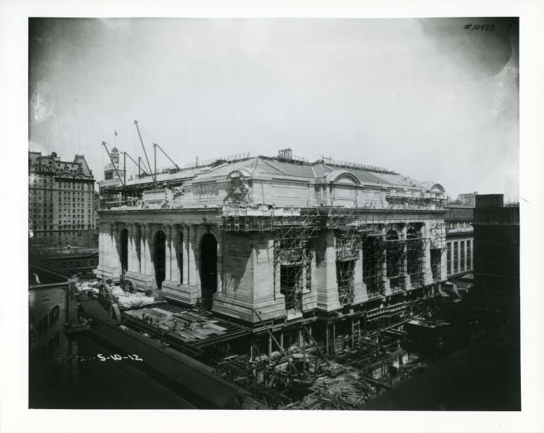Grand Central Terminal under construction in 1912. The iconic rail hub turns 100 years old this month.