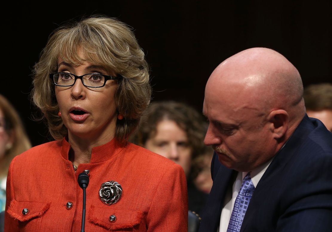 "Violence is a big problem. Too many children are dying. Too many children" Giffords told the Senate Judiciary Committee at the hearing. "We must do something." 