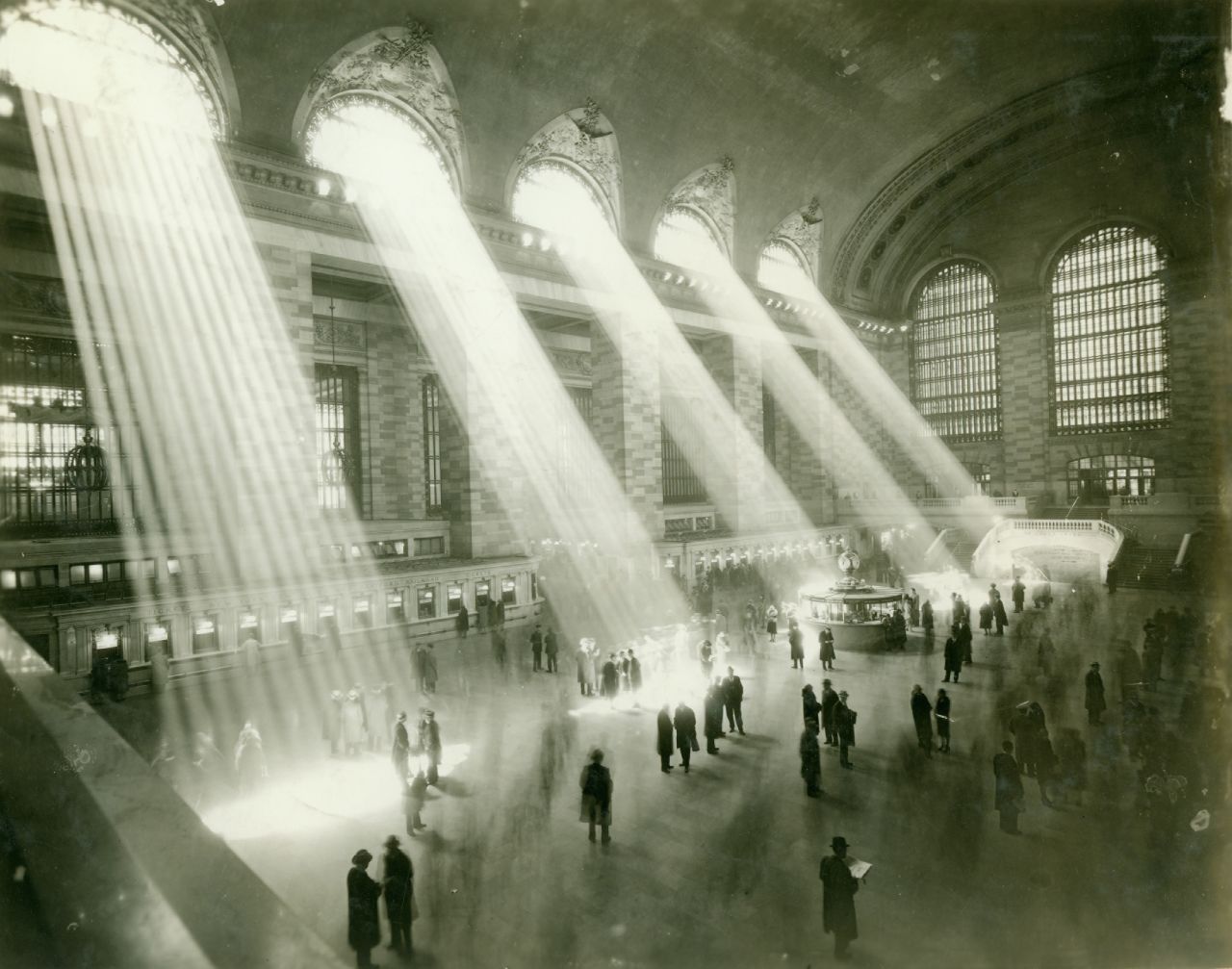 After 10 years of construction, Grand Central Terminal opened on February 1, 1913. The first train pulled out at 12:01 a.m. on Sunday, February 2, 1913. More than 150,000 people visited the new terminal on opening day. 
