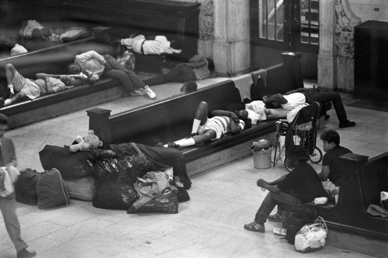 During the 1960s, the terminal was a crumbling, rusting ruin, often used as a shelter by New York City's homeless. 