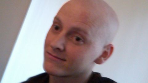 James Curry during his cancer treatment.