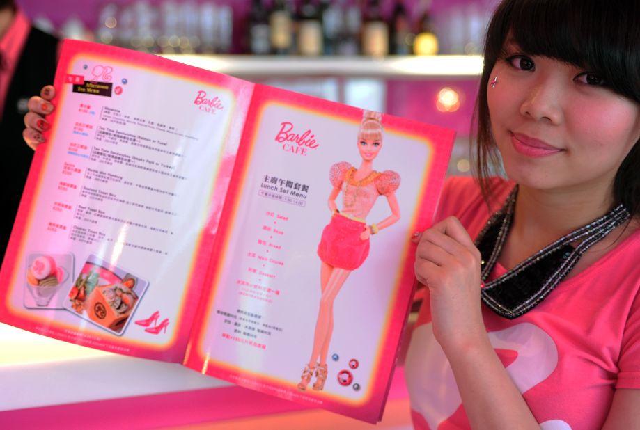 Barbie and food -- that is one big juxtaposition.