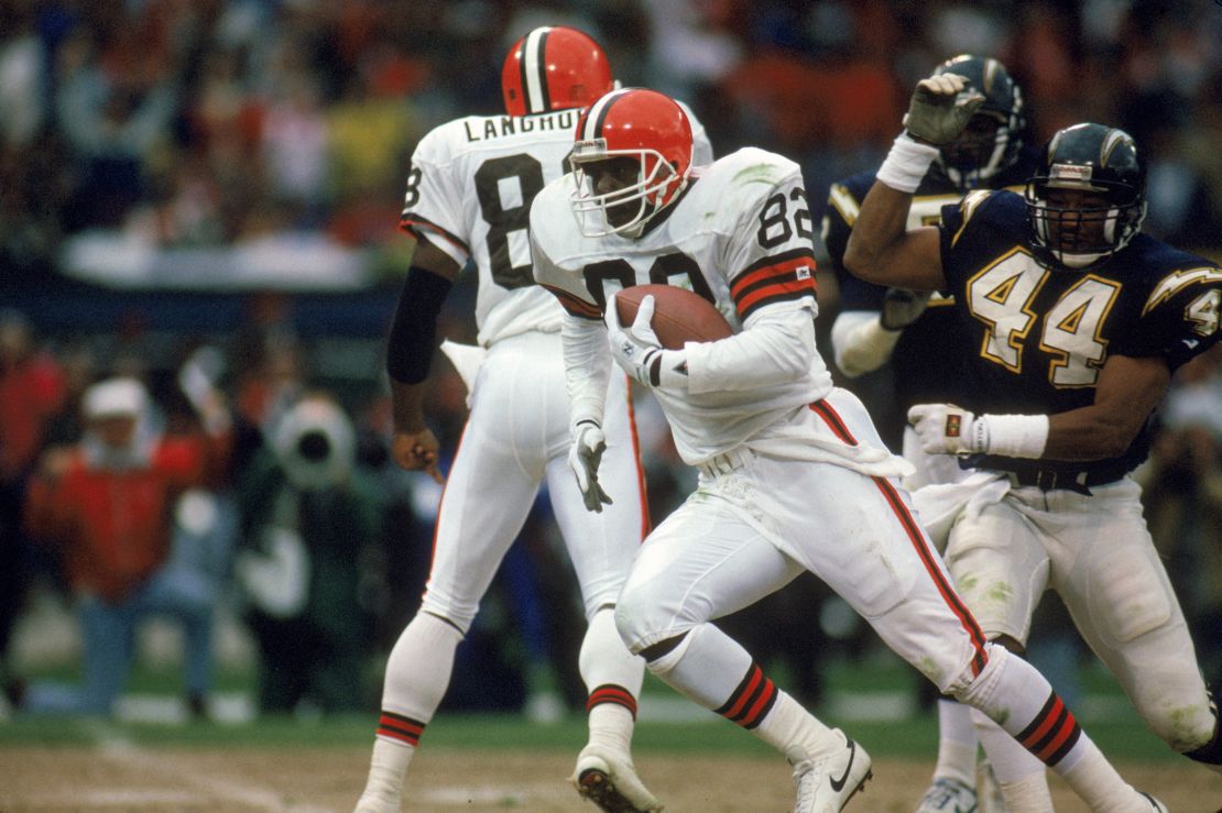 Newsome was a hall of fame tight end for the Cleveland Browns and never missed a game.