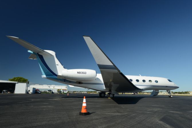 Oprah, media mogul David Geffen and designer Ralph Lauren reportedly have expressed interest in the<a href="http://www.gulfstream.com/products/g650/" target="_blank" target="_blank"> Gulfstream G650</a>. Its amenities include extra tall windows and a night-vision pilot display for safer landings. Seating: up to 18. Range: about 8,000 statute miles. Top speed: about 704 mph.