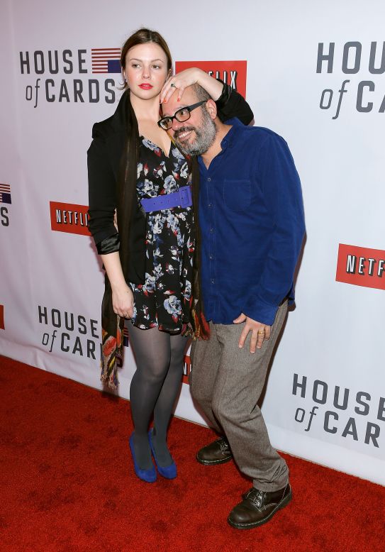 Amber Tamblyn and David Cross attend an event in New York City.