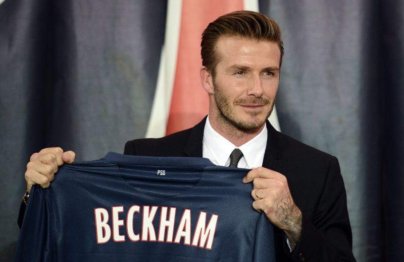 David beckham sales psg jersey