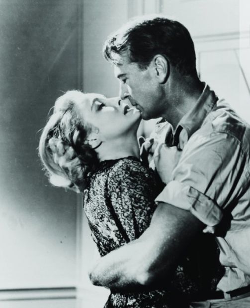 Patricia Neal as Dominique Francon and Gary Cooper as Howard Roark in King Vidor's 1949 adaptation of Ayn Rand's "The Fountainhead." 