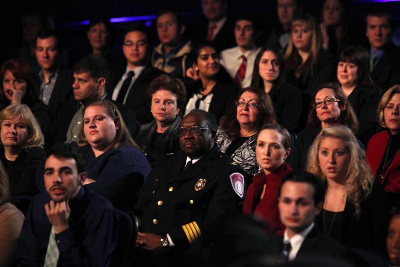 The town hall at George Washington University featured gun rights advocates as well as proponents of stricter laws.