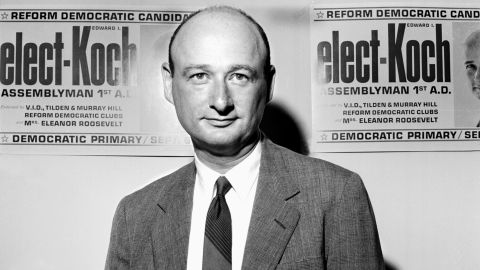 Koch campaigned for a New York State Assembly seat in  August 1962.