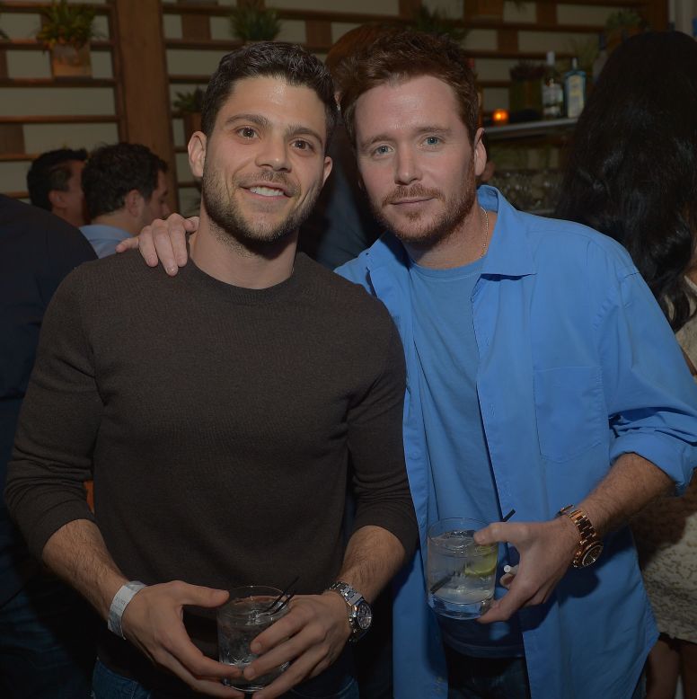 Jerry Ferrara and Kevin Connolly attend an event in West Hollywood.
