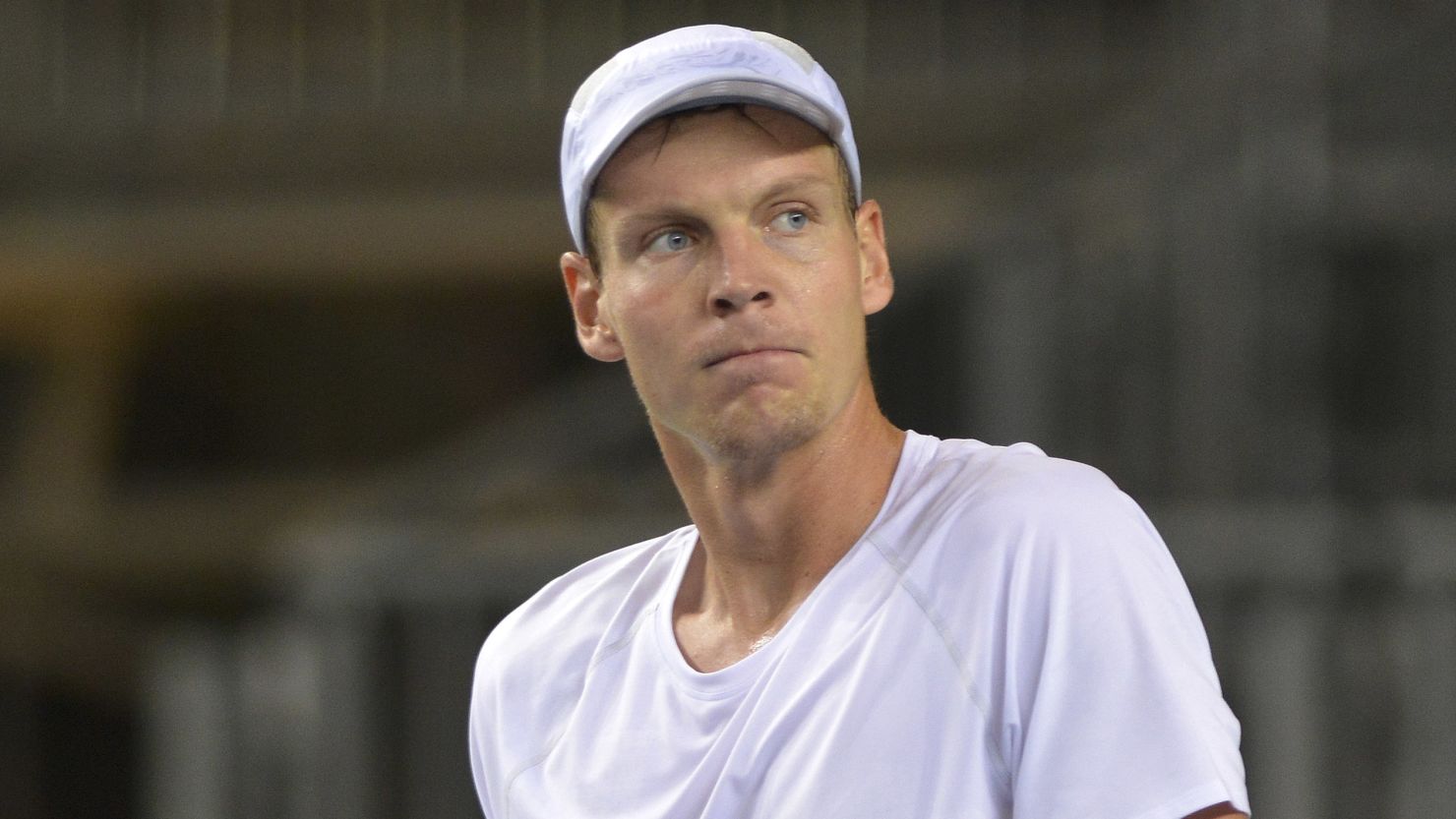 Tomas Berdych of the Czech Republic was one of four players who made Davis Cup history on Saturday. 