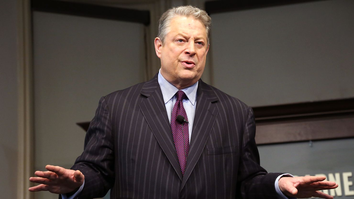 Former vice president Al Gore promotes his new book, "The Future" on January 30, 2013 in New York City.  