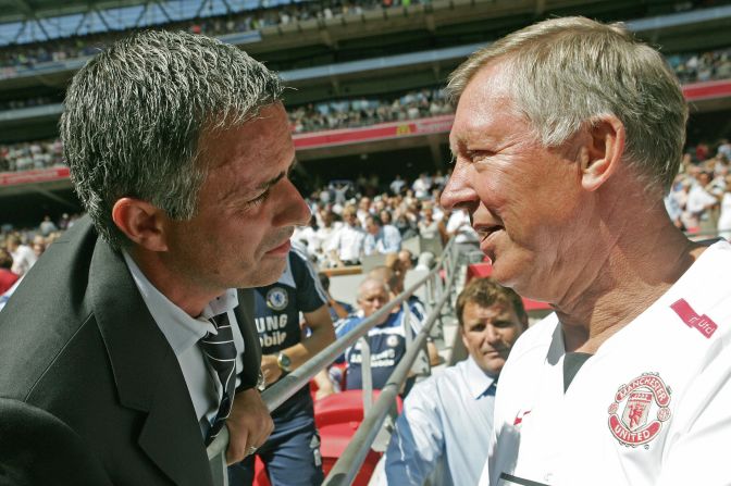 Cristiano Ronaldo says comparing Ferguson with Mourinho is like comparing a Ferrari to a Porsche. Two top class managers...