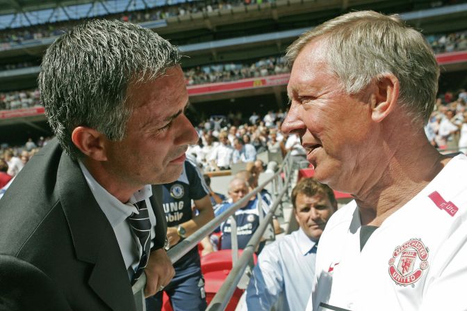 Cristiano Ronaldo says comparing Ferguson with Mourinho is like comparing a Ferrari to a Porsche. Two top class managers...