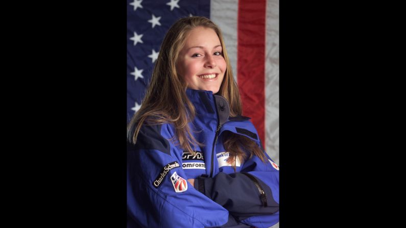 Lindsey Kildow, who became Vonn by marriage, of the USA Ski team poses for a portrait in 2001.
