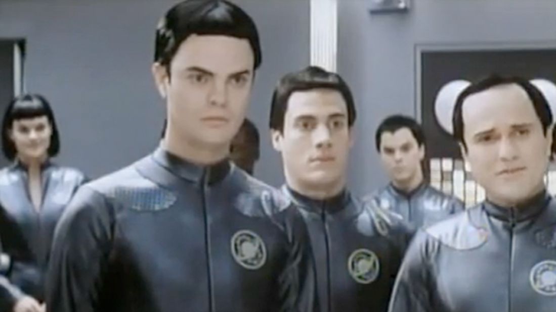 Before his star-making turn as Dwight on "The Office,"  Rainn Wilson was one of the many Thermians in 1999's sci-fi spoof "Galaxy Quest." However, the moment where he got the most screen time was this <a href="http://www.youtube.com/watch?v=9b4s5CfPD4Y" target="_blank" target="_blank">deleted scene</a>.