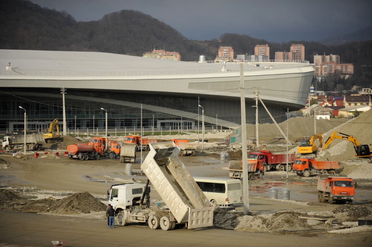 Speed skating is one of the Olympic sports that has already held test events, despite outer parts of the venue still being under construction. 
