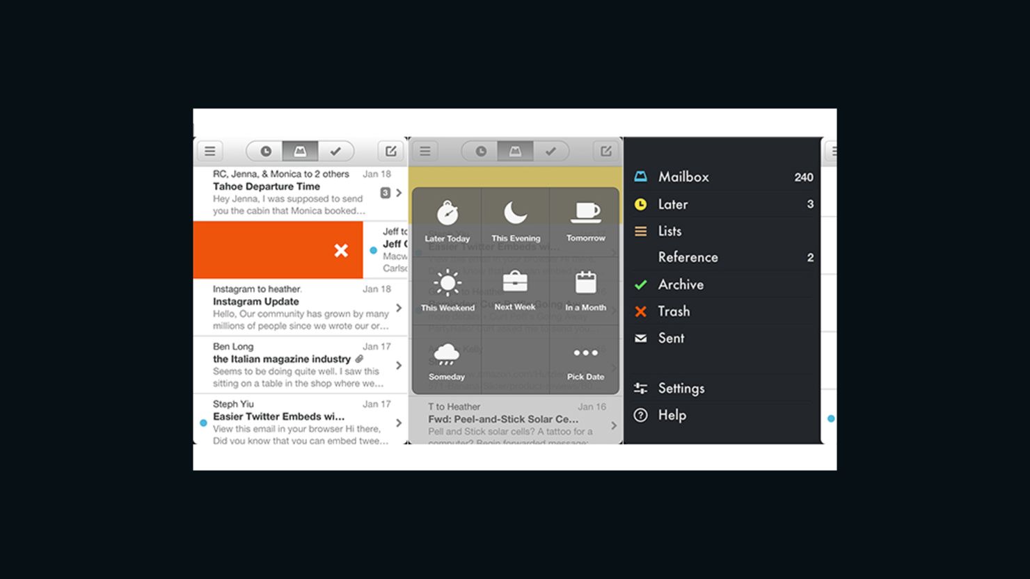 Mailbox makes it easier to manage your email. Hundreds of thousands are waiting to use it.