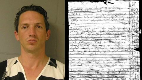 Israel Keyes' four-page note was found beneath his body in his Alaska jail cell.