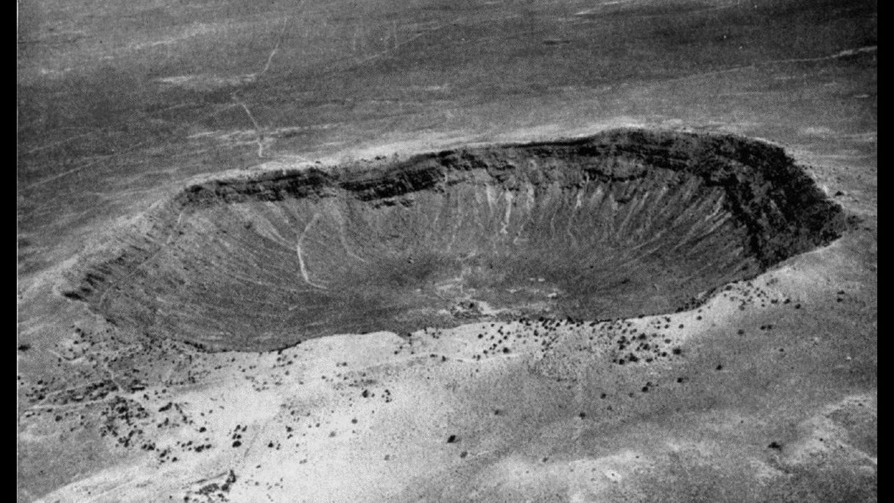 Asteroids have hit Earth many times. It's hard to get an exact count because erosion has wiped away much of the evidence. The mile-wide Meteor Crater in Arizona, seen above, was created by a small asteroid that hit about 50,000 years ago, NASA says. Other famous impact craters on Earth include Manicouagan in Quebec, Canada; Sudbury in Ontario, Canada; Ries Crater in Germany, and Chicxulub on the Yucatan coast in Mexico. 