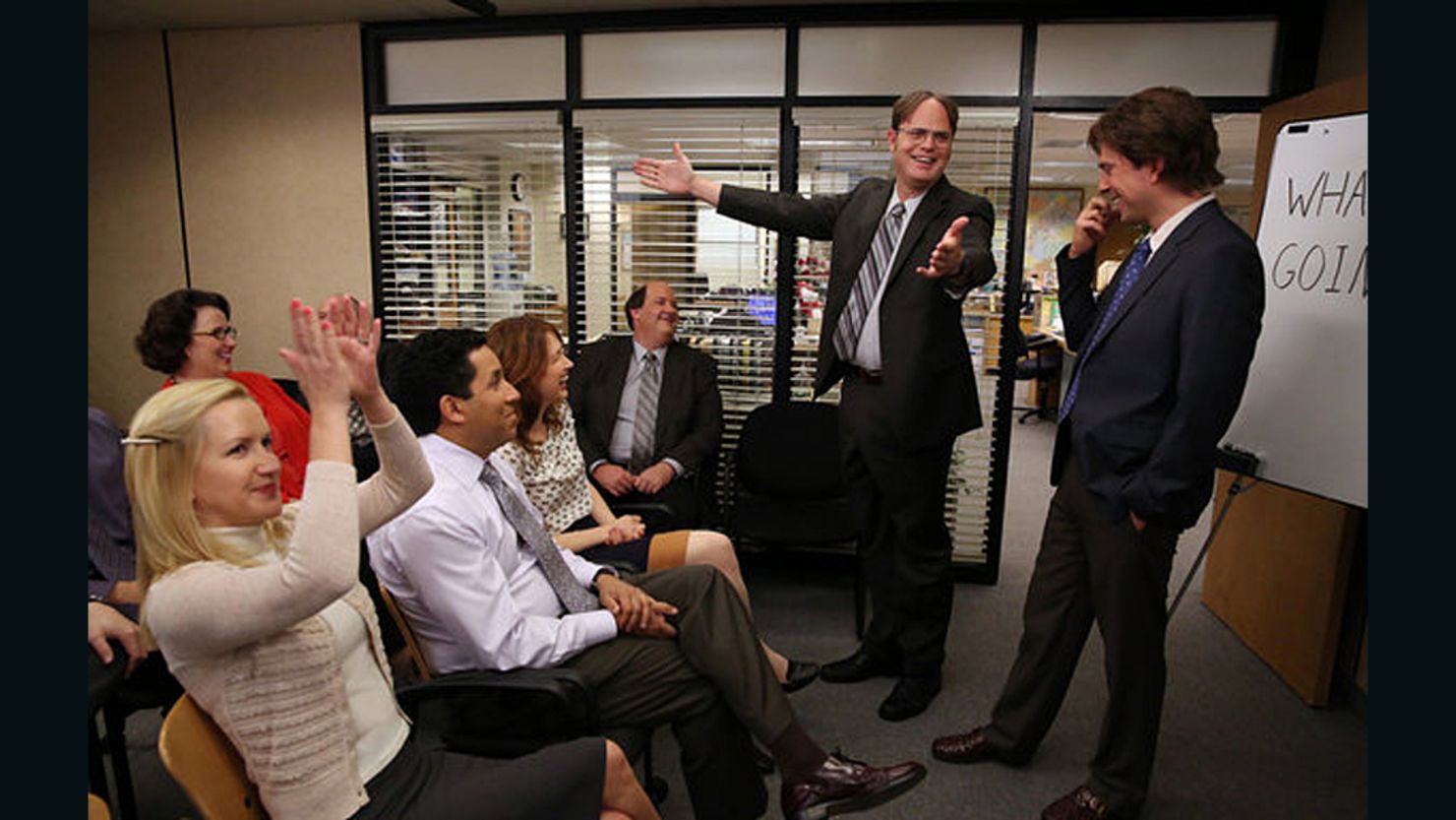 The series finale of "The Office" will air on May 16.