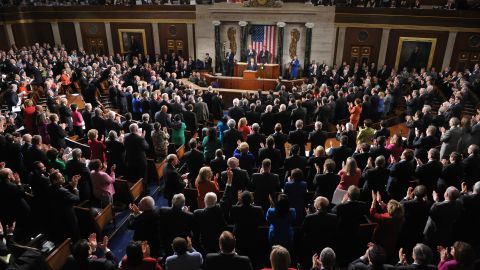 President Barack Obama delivered the State of the Union address to Congress in 2012. 
