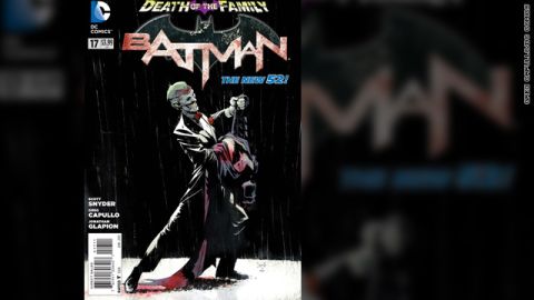"Batman" #17, due out Wednesday, February 13, wraps up "Death of the Family," a months-long story arc in all of the "Batman"-related comic books, in which The Joker has gone after Batman by threatening and capturing his friends and allies, members of his Bat-"family." Writer Scott Snyder unleashes a climactic bombshell, a final confrontation between The Joker and the Dark Knight. (DC Comics is owned by Time Warner, which owns CNN.) The title of the story echoes 1988's "A Death in the Family," which told the story of The Joker's brutal murder of the second Robin, Jason Todd. The following exclusive look at the first few pages of the story contains spoilers, as well as artwork which some might find disturbing.
