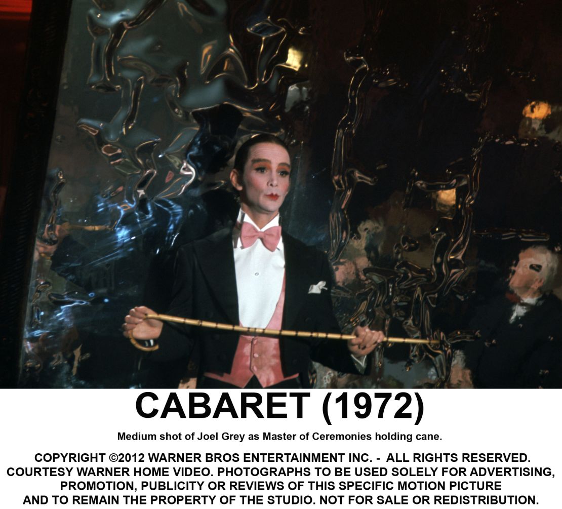 Grey was the Master of Ceremonies onstage and in the film.