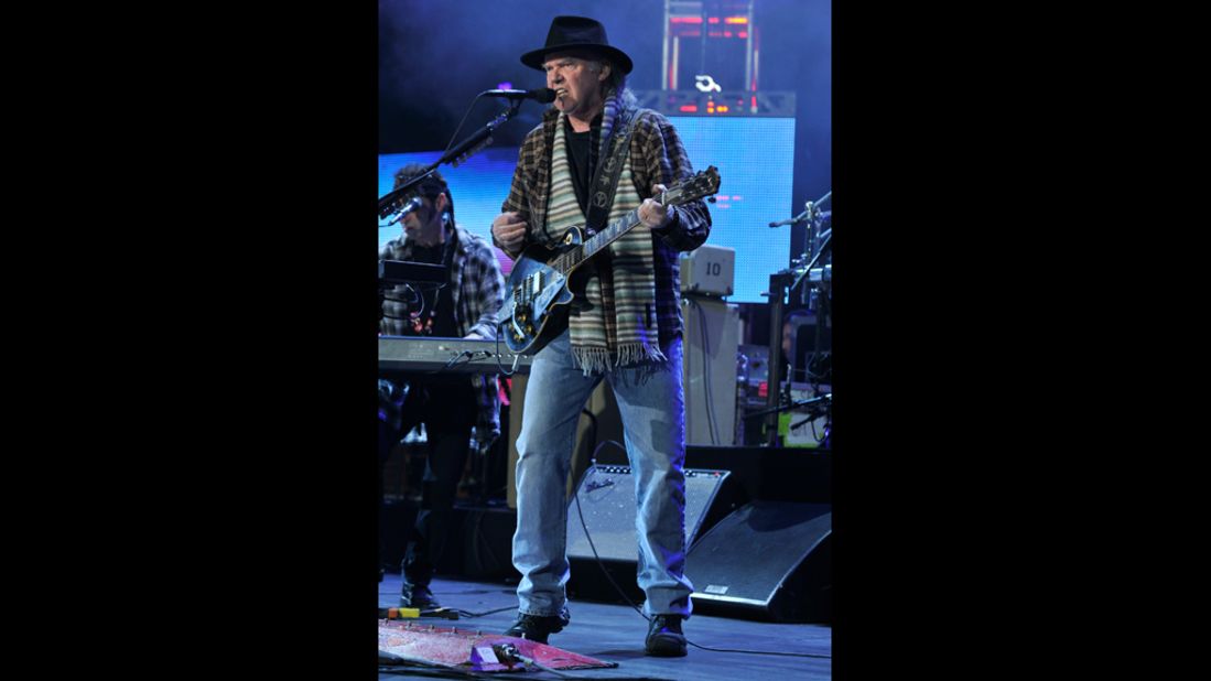 Neil Young performs "Born in the USA."