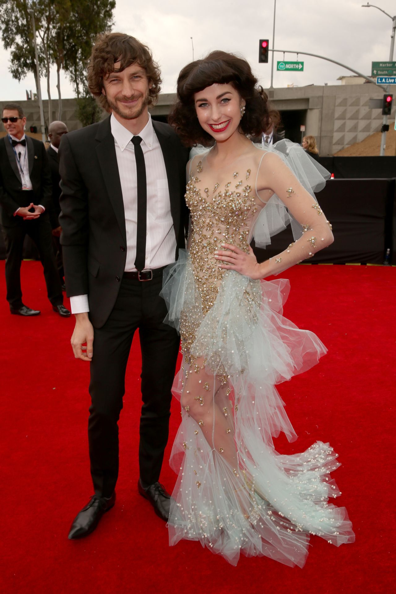 On the red carpet at the 2013 Grammy Awards CNN