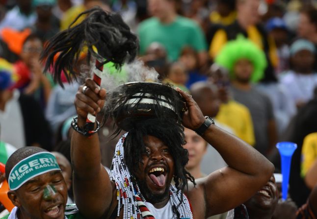 Nigeria's fans cheered their team's third continental crown, but first since 1994.  