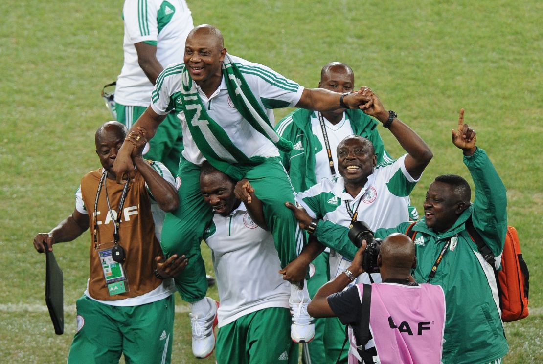 Keshi led the Super Eagles to African Cup of Nations glory against Burkina Faso in 2013