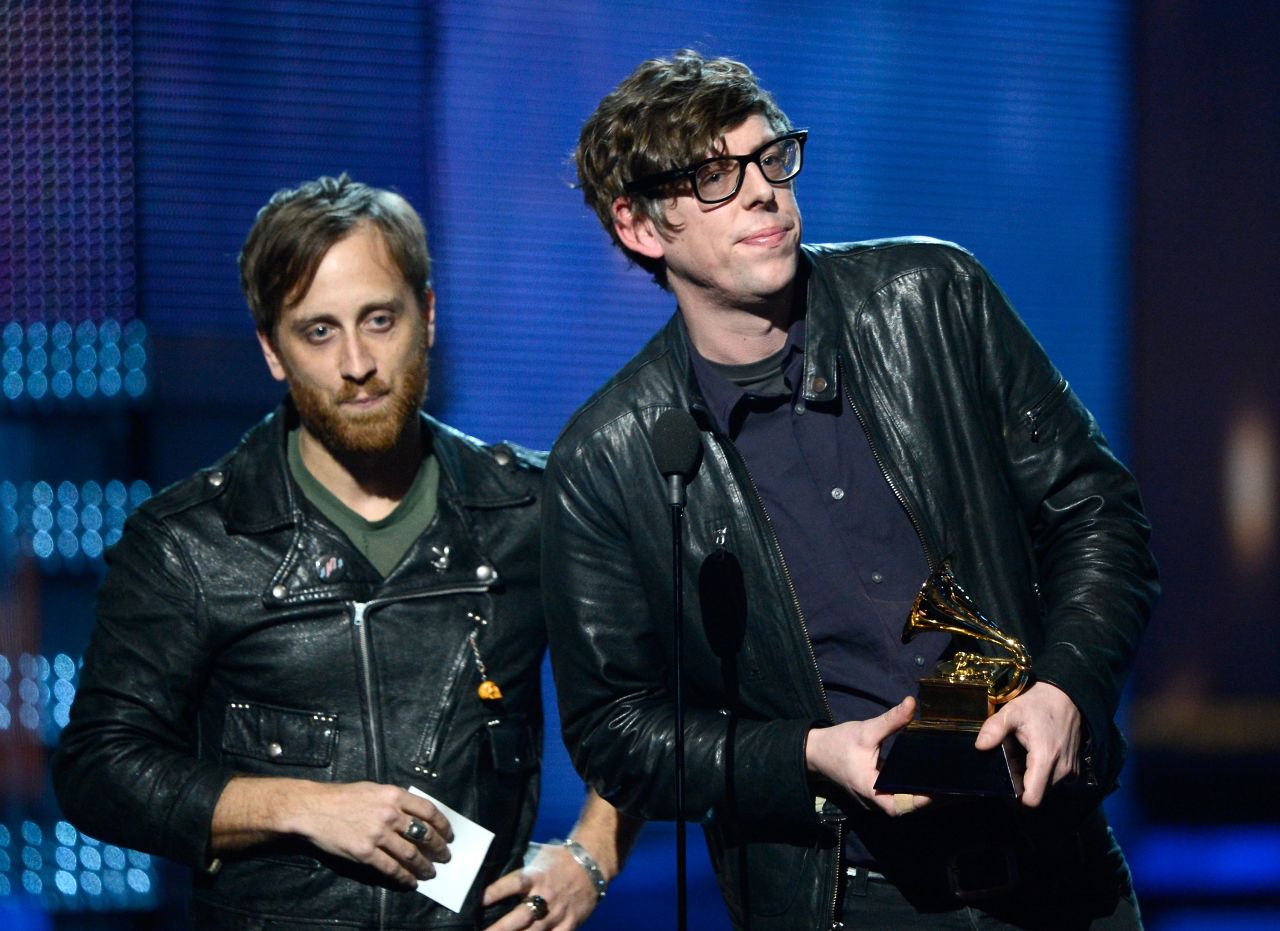The Black Keys -- guitarist Dan Auerbach, left, and drummer Patrick Carney -- were forced to cancel 17 shows on their upcoming European tour after Carney sustained a shoulder injury. Click through the gallery for more musicians who have canceled shows after injuries.