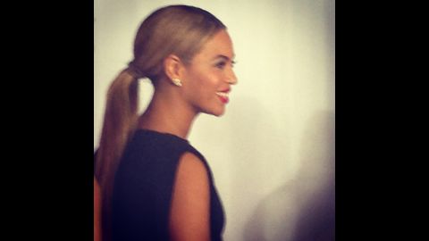After proving she can sing live and then owning the Super Bowl stage earlier in the month, Beyonce has earned a break from the press for one night.