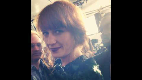 Florence Welch's gaze is as mesmerizing as her music.