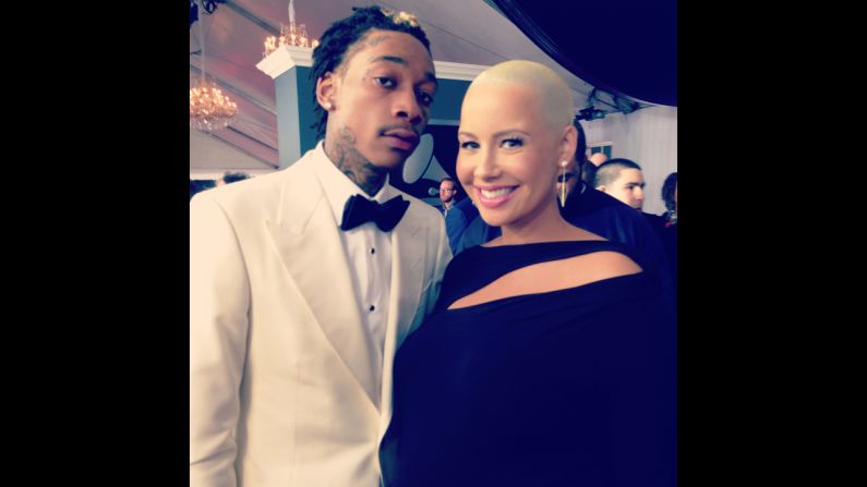 With a due date just a few weeks away, Wiz Khalifa and Amber Rose enjoy one of their last nights out before they welcome their baby boy.